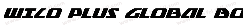 WILO Plus Global Bold字体转换